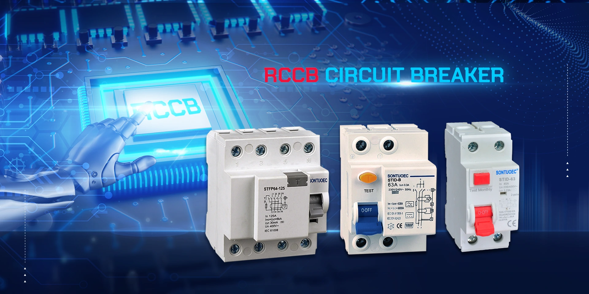 Proveedor de interruptores de circuito de corriente residual