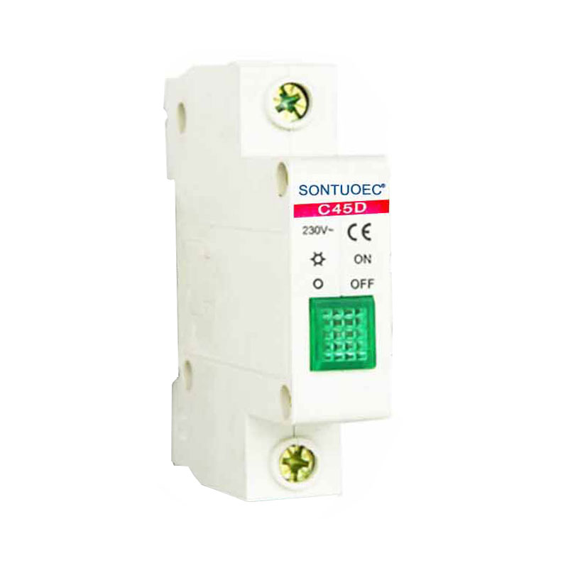 Indicador de luz LED de riel de DIN modular