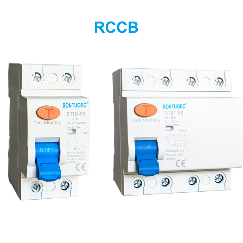 STID-63 Serie RCCB 230V 63A Circuito de corriente residual
